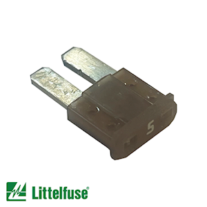 0327005.UXS Littelfuse MICRO2 Blade Fuse 5 Amp (FB2M.5) Pack of 50